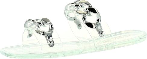Kenneth Cole Women's Naveen Chain Jelly Flatform Slide Sandal Flat in Saudi Arabia