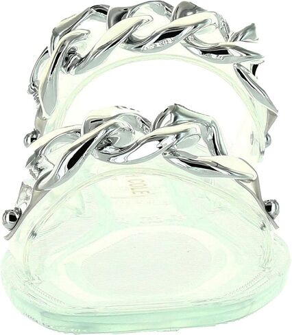 Kenneth Cole Women's Naveen Chain Jelly Flatform Slide Sandal Flat in Saudi Arabia