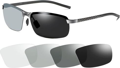 YIMI Polarized Photochromic Driving z87 Sunglasses For Men Women Day and Night safety glasses in Kuwait