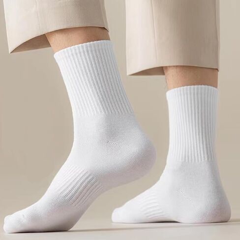 5 Pairs Women's Men's Socks Cotton Crew Athletic Running Sports Comfort Fit Ankle Socks in Saudi Arabia