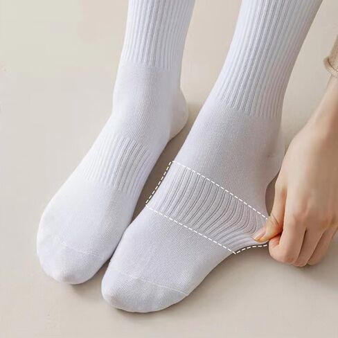5 Pairs Women's Men's Socks Cotton Crew Athletic Running Sports Comfort Fit Ankle Socks in Saudi Arabia