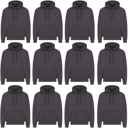 BILLIONHATS Mens Wholesale Hoodie Sweatshirts, Cotton Blend, Bulk Adults Hoodies Sweatshirt in Kuwait