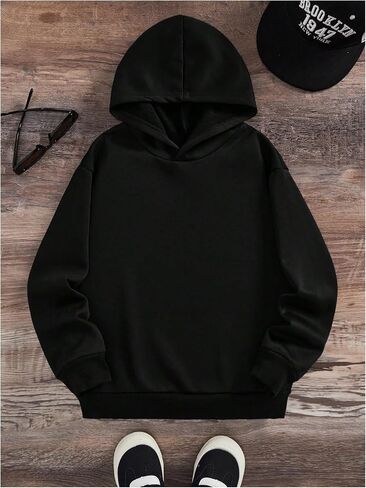 GORGLITTER Girl's Cute Hoodies Bear Graphic Long Sleeve Hooded Sweatshirt in Saudi Arabia