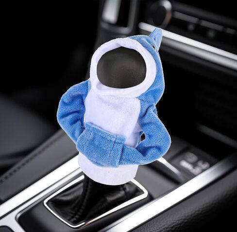 Winter Gear Shift Hoodie, Cute Car Shift Knob Hoodie, Universal Car Gear Shift Cover Automotive Interior Accessory Novelty Gear Shift Decorations Warm Shift Knob Cover Sweater Protector in Saudi Arabia