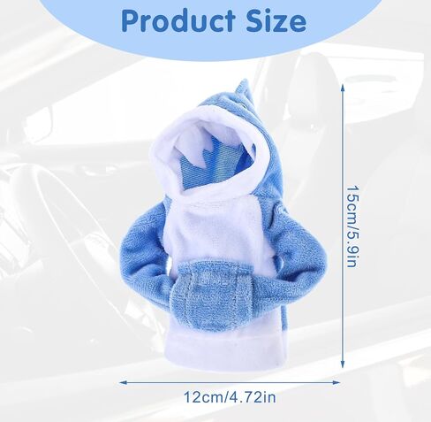 Winter Gear Shift Hoodie, Cute Car Shift Knob Hoodie, Universal Car Gear Shift Cover Automotive Interior Accessory Novelty Gear Shift Decorations Warm Shift Knob Cover Sweater Protector in Saudi Arabia