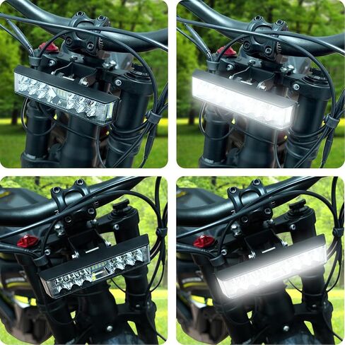 مجموعة المصابيح الأمامية LED من YEBEICO لـ Talaria Sting R MX4 MX3 مع مفتاح، ومصباح أمامي لشريط الإضاءة Plug N Play مع دعامة تثبيت للمصابيح الأمامية، ومصابيح أمامية عالية السطوع (مع مفتاح) in Kuwait