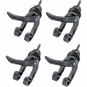 Detachable Dual Stud Earrings For Men, 2025 New Punk Hippie Clip On Dual Purpose Claw Stud Black Vintage Cool Cowhorn Gothic Earring Jewelry Gift