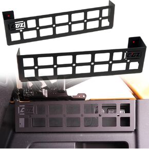 for Ford Bronco 2021-2024 Rear Trunk Modification Side Window Storage Basket Panel Storage Box Aluminum Alloy Car Accessories 2pcs (Only fit 4-Door Version)