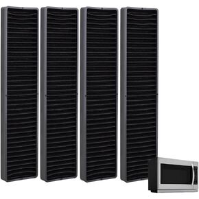 5230W1A003A Replacement Microwave Charcoal Air Filter Compatible with LG Kenmore GE Microwave, LMHM2237BD LMV1650ST LMV2031SB LMV2031ST PVM9005SJ8SS JVM7195SK6SS, 4 Pack