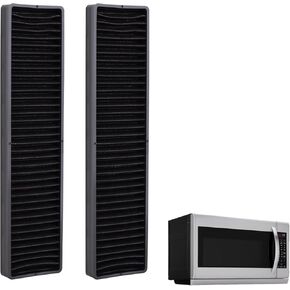 5230W1A003A فلتر هواء فحمي بديل للميكروويف متوافق مع ميكروويف LG Kenmore GE، LMHM2237BD LMV1650ST LMV2031SB LMV2031ST PVM9005SJ8SS JVM7195SK6SS، 4 عبوات