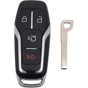 Keyless Entry Remote Smart Key Fob Shell Case for Ford Edge Explorer Fusion Mustang Lincoln MKC MKX(FCC ID:M3N-A2C31243300 P/N:164-R8108) (1)