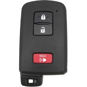 Replacement Key Fob Cover Case fit for Toyota Tacoma Land Cruise Highlander Avalon Camry Tacoma Prius Corolla RAV4 Keyless Entry Key Fob Shell