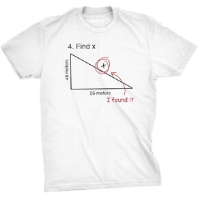 Find X T Shirt Funny Saying Math Teacher Graphic Sarcastic Gift Novelty Dad Joke
