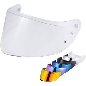 VCOROS Stream II Helmet Visor Face Shield Repalcement Motorcycle Helmets Visor Accessories (Chrome Red)