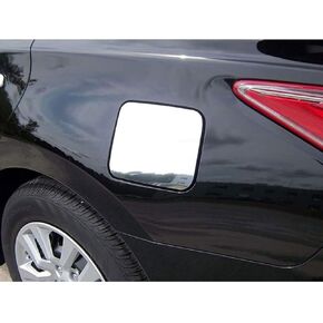 is Compatible with 2013-2018 Nissan Altima 1 Piece Stainless Gas Door Cover Trim GC13550