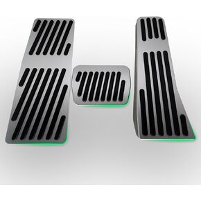 Brake Foot Rest Pedal Cover Gas Accelerator Pedal Cover Compatible with Mazda 3 Mazda CX30 CX50 CX60 CX90 (Red)