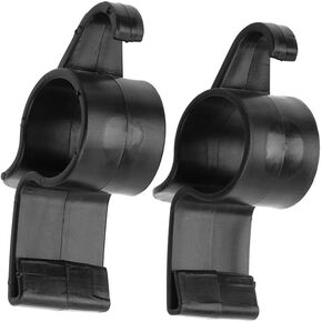 2 Pcs Black Car Umbrella Holder,Trunk Hooks Hanger Holder Clip,Universal Headrest Organizer Clip Portable Umbrella Trunk Back Car Purse Stand Bags Holder, Multifunctional Car Back Seat Hanging Hooks