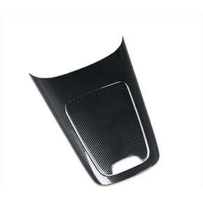 for Mercedes-Benz E-Class W214 E200 E300 E450 2023 2024 Front Center Console Dashboard Panel Cup Holder Cover Trims Carbon Fiber Pattern
