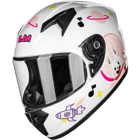 ILM Youth Kids Full Face Motorcycle Helmet DOT ECE Motocross ATV Dirt Bike Street Bike Helmet Model MF521