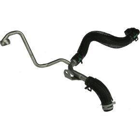 URO Parts 11537567849PRM Turbo Coolant Line, Kevlar Reinforced Hose with Heat Shielding Added; Return to Thermostat and Expansion Tank