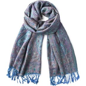 FURTALK Pashmina Shawl Warp Scarf Soft Silk For Wedding Daily Travel Wrap and Shawl Evening Dress Shawl For Women