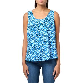 NIC+ZOE Women's Tech Stretch Animal Blues Seamed Tank