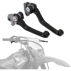 Motorcycle Brake Clutch Lever Pivot Levers Set Adjustable CNC for TTR230 TTR 230 2005-2024 YZ80 YZ85 2001-2014 Dirt Pit Bike Blue