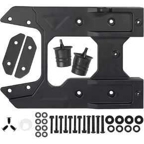 Spare Tire Carrier Tailgate Bracket Hinge Reinforcement Kits 35" Tires Compatible with 2018-2021 Jeep JL Wrangler