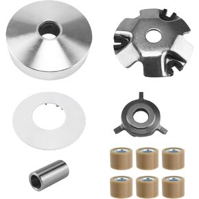 150cc High-Performance Racing Variator Scooter Variator with 14g Roller Kit for Chinse Scooter Moped ATV Go Kart 4-Stroke Engine Scooter Racing Front Clutch Variator for GY6 125cc 150cc 152QMI 157QMJ