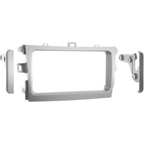 Metra 95-8223S Double DIN Installation Kit for 2009-up Toyota Corolla Vehicles (Silver)