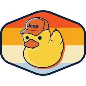 Jeep Duck Logo | It’s a Jeep Thing | Premium Vinyl Sticker 4" x 3" Made in The USA