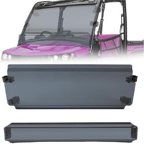 HECASA Clear Full Tilt Windshield Compatible with 2012-2020 John Deere RSX860M / RSX860E / RSX860i / RSX850i / RSX850i SPORT / RSX850i TRAIL/Gator XUV550 / Gator XUV550 S4