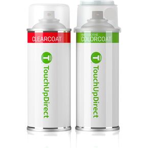 TouchUpDirect G1U Ice Silver Metallic Compatible With Subaru Exact Match Touch Up Paint Aerosol - Essential Package