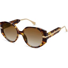 SOJOS Trendy Round Sunglasses For Womens Square Retro Women Cute UV400 Sun Glasses SJ2326
