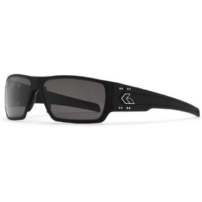 Gatorz Eyewear Specter Sunglasses - Black Aluminum Frame with Black Logo Smoked Lens