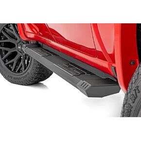 Rough Country HD2 Aluminum Running Boards for Toyota Tundra 2WD/4WD (2022-2024) - Fits CrewMax