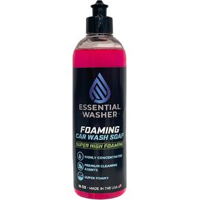 Foaming Car Wash Soap For Foam Cannon | Car Wash Shampoo Works On All Vehicle Types | Made In The USA | 16 Oz