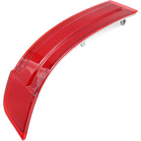 Rear Left Bumper Warning Lamp Red Lens Reflectors, Replacement for Mercedes Benz X164 GL320 GL450 GL550 2007 2009, Replace 1648201174 1648201274