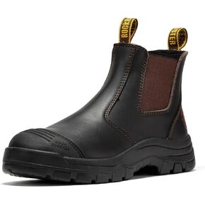 ROCKROOSTER Lumen - 6 inch Steel toe Rubber Outsole Anti-fatigue Work Boots for Men AK229