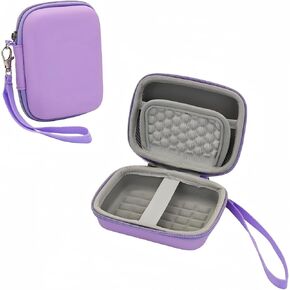Carrying & Protective Case for Digital Camera Compatible with Kodak Pixpro/Canon PowerShot ELPH 180/190 / Sony DSCW800 / DSCW830, Camera Storage Holder for SD Card and Accessories (Black)