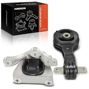 A-Premium 2PCS Transmission Mount and Torque Strut Mount Set Compatible with Honda Civic 2006-2011 1.3L, Automatic CVT Transmission, Replace# 50850SNCA91, 50890SNCA91