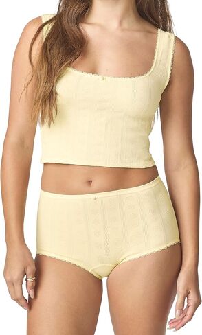 florence by mills Women's Seamless Pointelle Boy Short Panties in Saudi Arabia