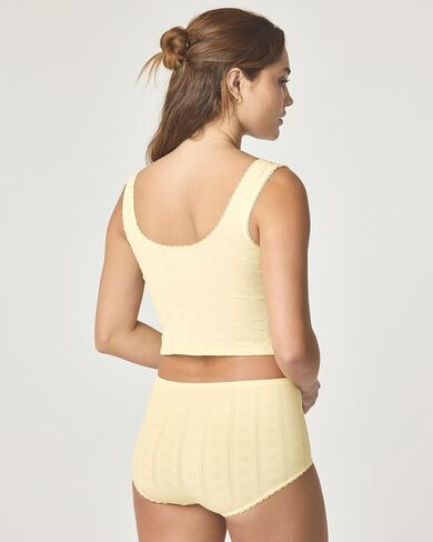 florence by mills Women's Seamless Pointelle Boy Short Panties in Saudi Arabia