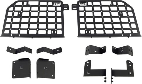 for Ford Bronco 2021-2024 Rear Trunk Modification Side Window Storage Basket Panel Storage Box Aluminum Alloy Car Accessories 2pcs (Only fit 4-Door Version) in Saudi Arabia