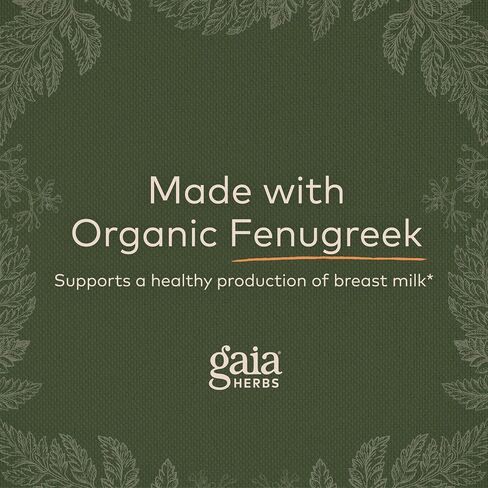 Gaia Herbs Lactation Support - Supports Healthy Milk in Nursing Mothers* - Fenugreek and Fennel Seed - 120 Vegan Liquid Phyto-Capsules (40-Day Supply) in Saudi Arabia
