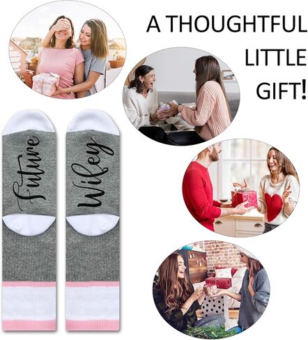 Ziyouza Cat Mom Socks, Gift for Cat Pet Owner, Cat Mother, Cat Mama, Cat Lovers, Kitty Lovers, Novelty Gift for Thanksgiving Christmas Birthday Mother's Day, 1 Pair-37, Light Gray Pink, 5.5-11 in Saudi Arabia