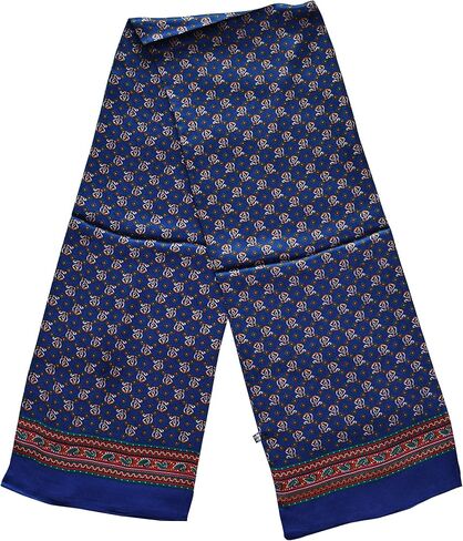 YSSP, 63" x 11" Man's 100 Pure silk scarf wrap Accessory neckwear gift in Kuwait