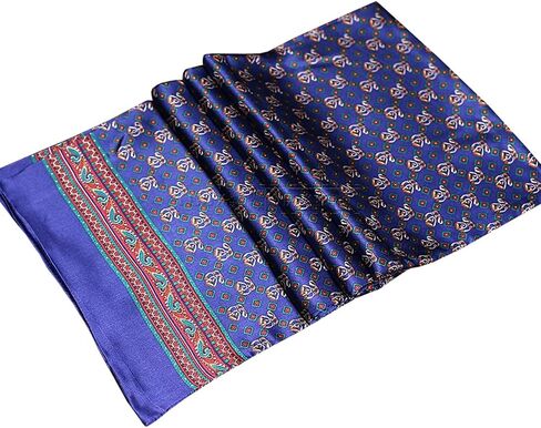YSSP, 63" x 11" Man's 100 Pure silk scarf wrap Accessory neckwear gift in Kuwait