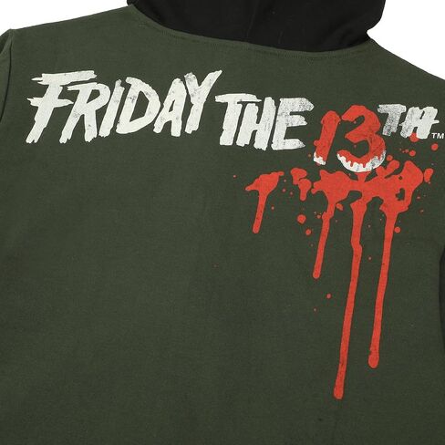 Bioworld Friday The 13th Jason Long Sleeve Men’s Green Cosplay Hoodie in Saudi Arabia