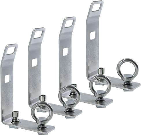 4PCS Load Stops Replacement T-Slot Truck Cross Bar Stainless Steel Compatible with Firewood Skis Snow Board Ladder Rooftop Racks Kayak roof Rack Accessories in Saudi Arabia